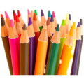 48 coloridas de lápis de cor de madeira natural solúvel em água